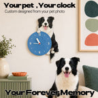 Flying Disc Pose | Custom Pet Moving Tail Clock