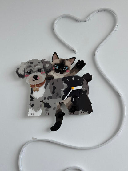 A clock unique as your pet