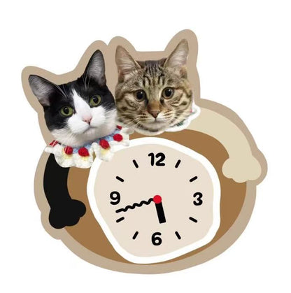 A clock unique as your pet (static version)