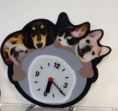 A clock unique as your pet (static version)