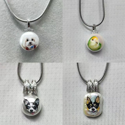 Hand-Painted Pet Portrait Jewelry