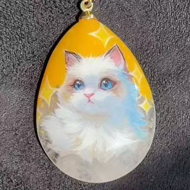 Hand-Painted Pet Portrait Jewelry