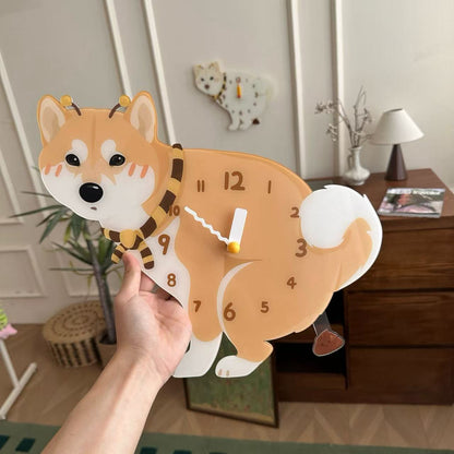 Swinging Poop Dog Clock 🐶💩