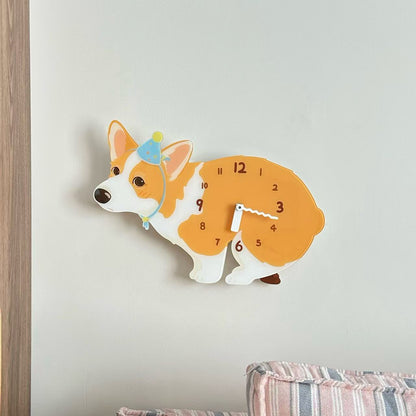 Swinging Poop Dog Clock 🐶💩