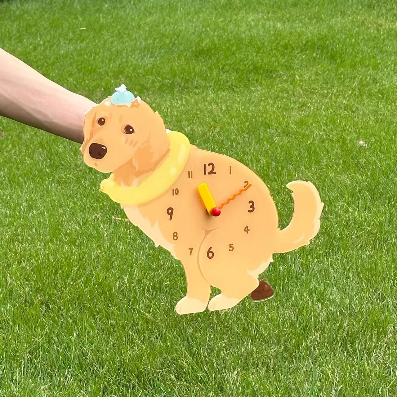 Swinging Poop Dog Clock 🐶💩