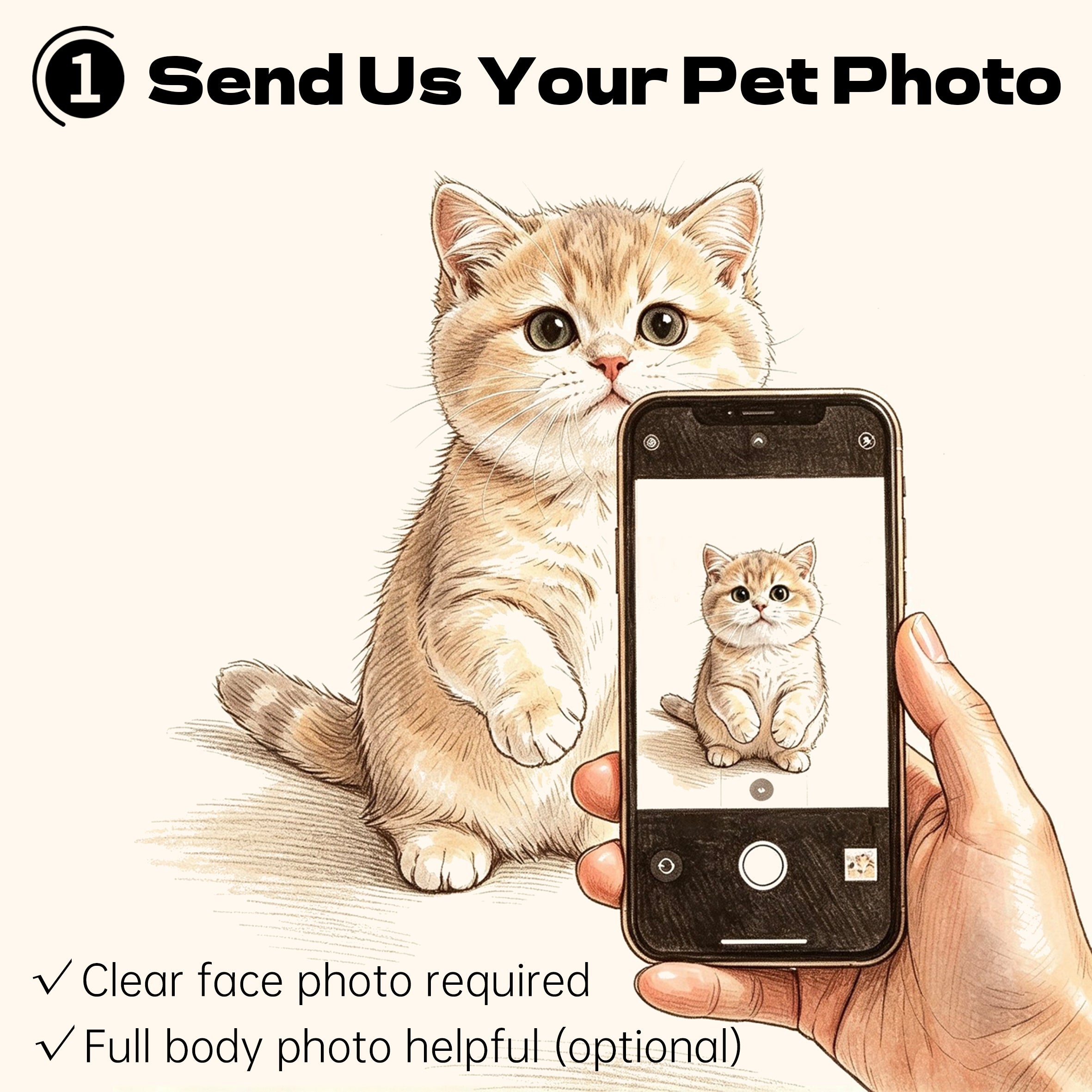 Four Pets Together | Custom Multi-Pet Moving Tail Clock