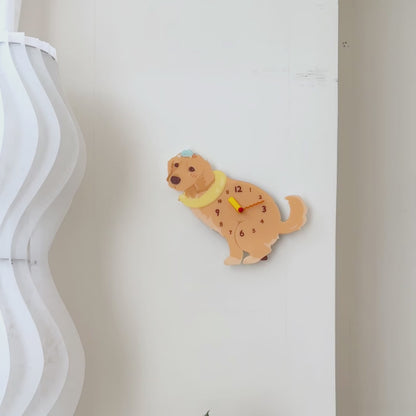 Swinging Poop Dog Clock 🐶💩