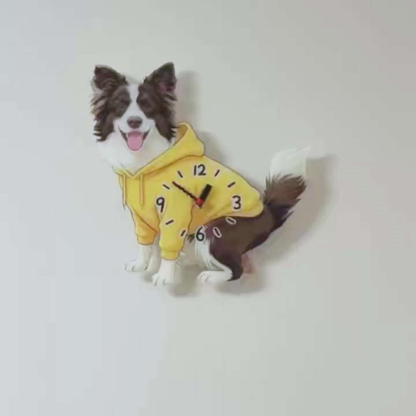 Custom Dog Clock | Personalized Funny Moment Clock Featuring Your Dog’s Favorite Pose
