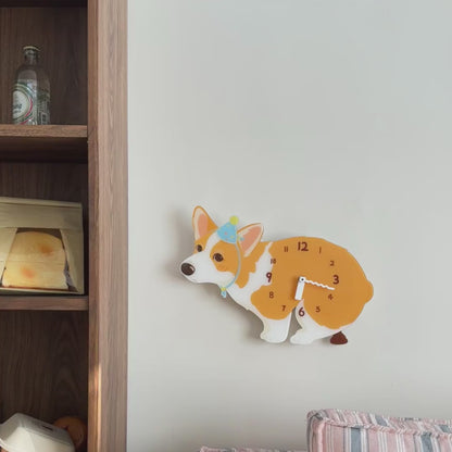 Swinging Poop Dog Clock 🐶💩